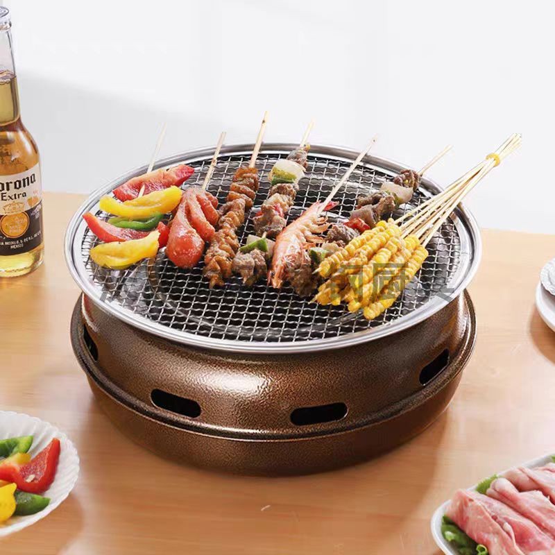 한국식 원형 바베큐 그릴 휴대용 숯불 그릴 야외 마당  - Korean Bbq Grill 리뷰 및 가격