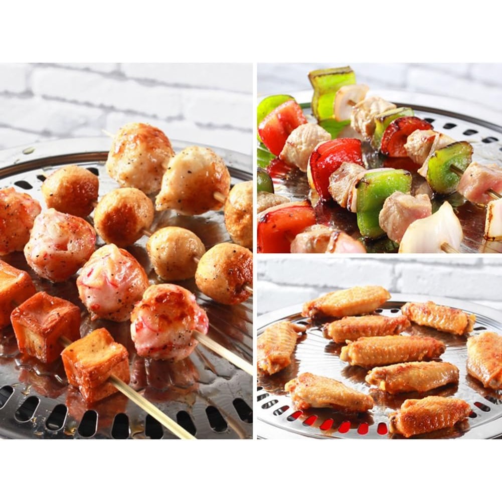 한국식 바베큐 그릴 팬 세트 (논스틱 그릴 바스켓 포함 - Korean Bbq Grill 리뷰 및 가격